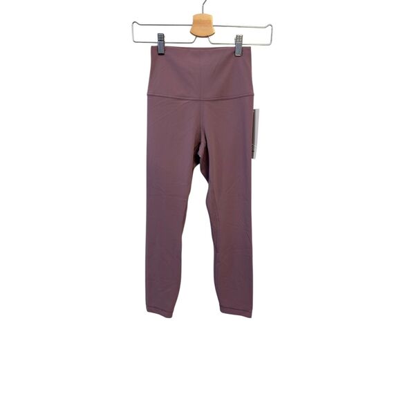 lululemon Align High-Rise Crop 23" Size 4 Lavender Lux NWT Authentic - Picture 5 of 10